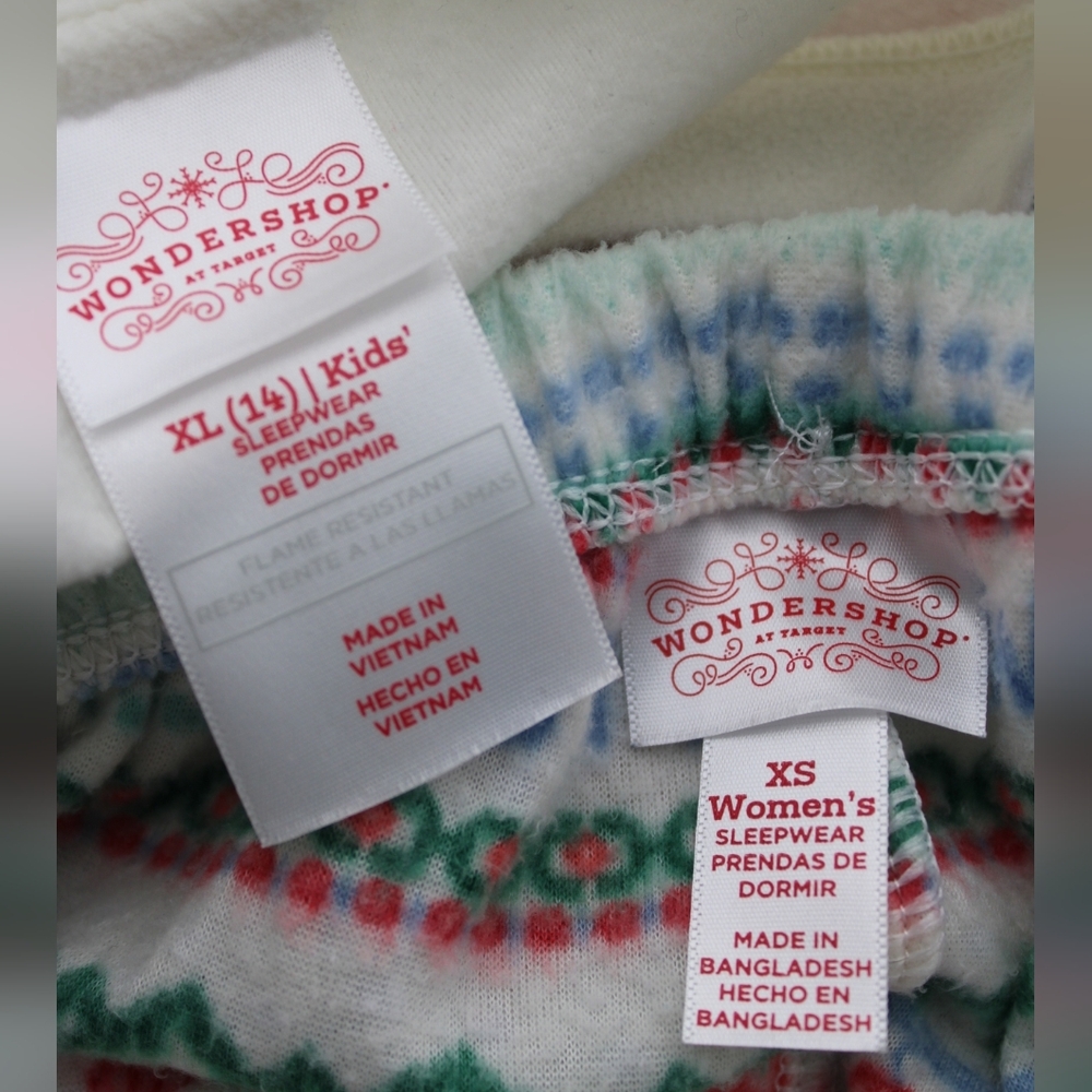 Wondershop Target Christmas Pajama Set 2-Piece Holiday - Picture 5 of 5